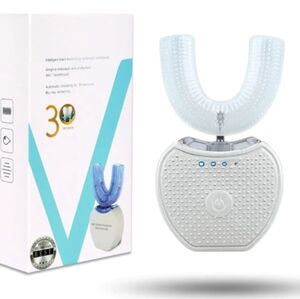 NWT Orthosparkle Ultrasonic Automatic Toothbrush with Whitening Blue Light